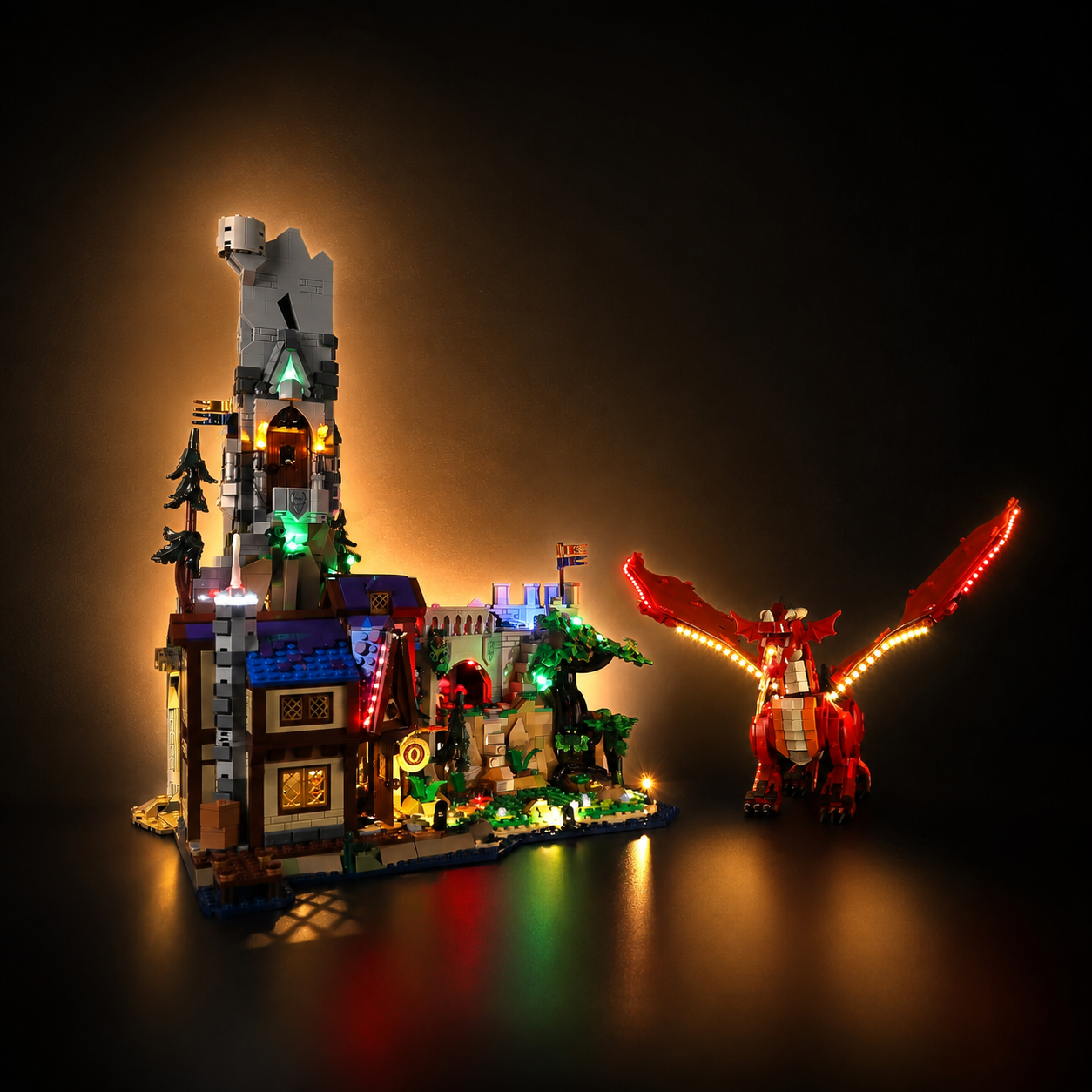 Premium-Wanddisplay kompatibel mit LEGO® Technic™ McLaren F1 42141 Stil D
