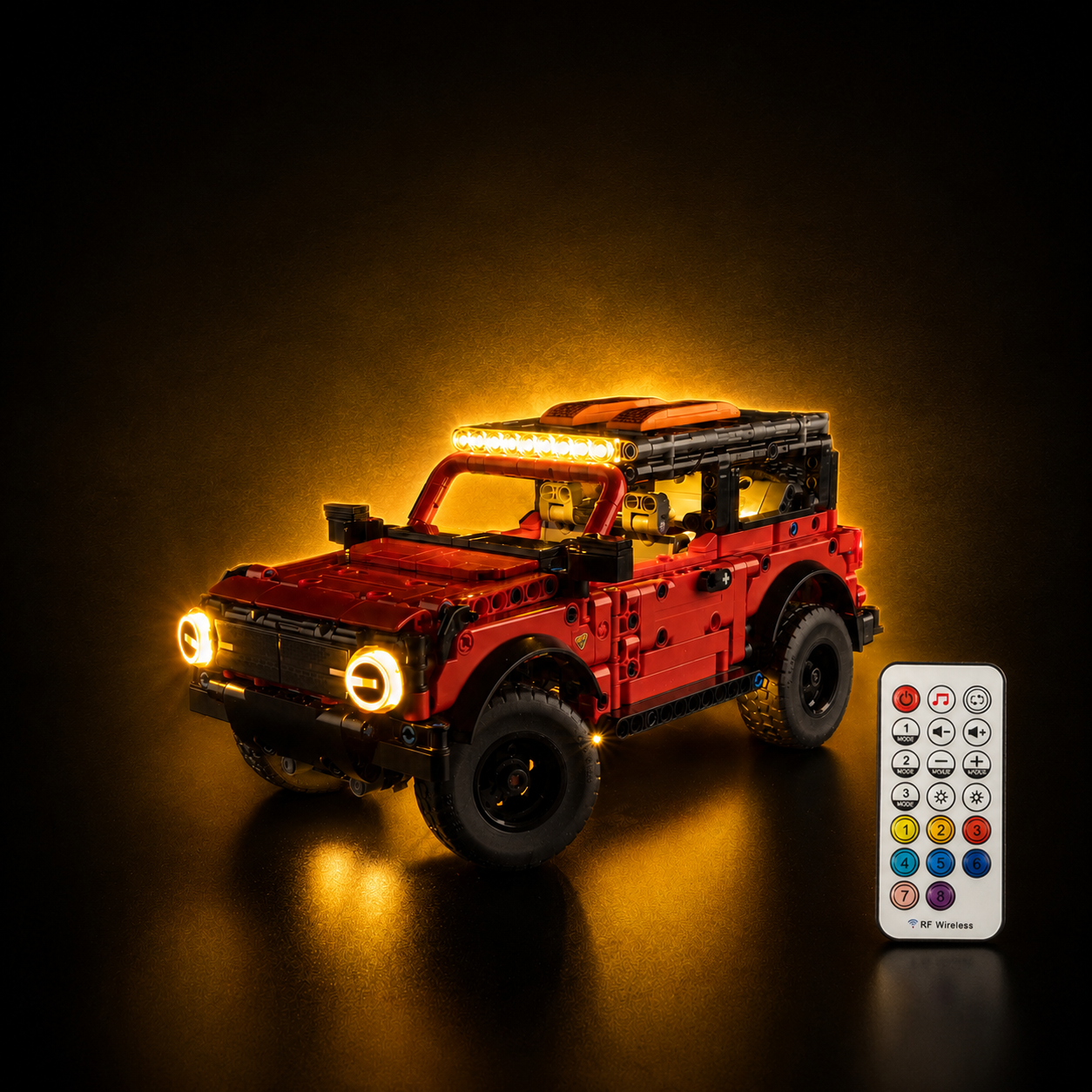 Premium-Wanddisplay kompatibel mit LEGO® Technic™ McLaren F1 42141 Stil D