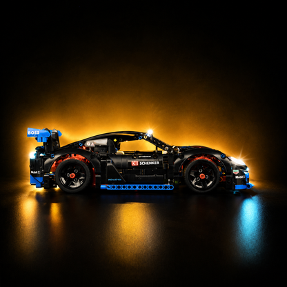 Premium-Wanddisplay kompatibel mit LEGO® Technic™ McLaren F1 42141 Stil D