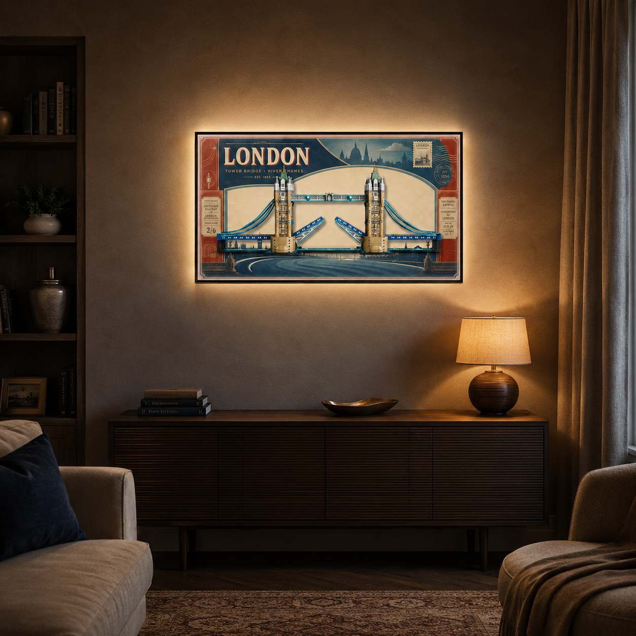 Premium Wanddisplay für LEGO® Mercedes-AMG F1 42171