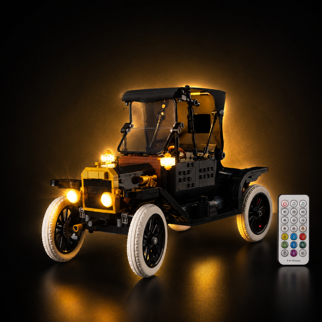 Premium-Wanddisplay kompatibel mit LEGO® Technic™ McLaren F1 42141 Stil D