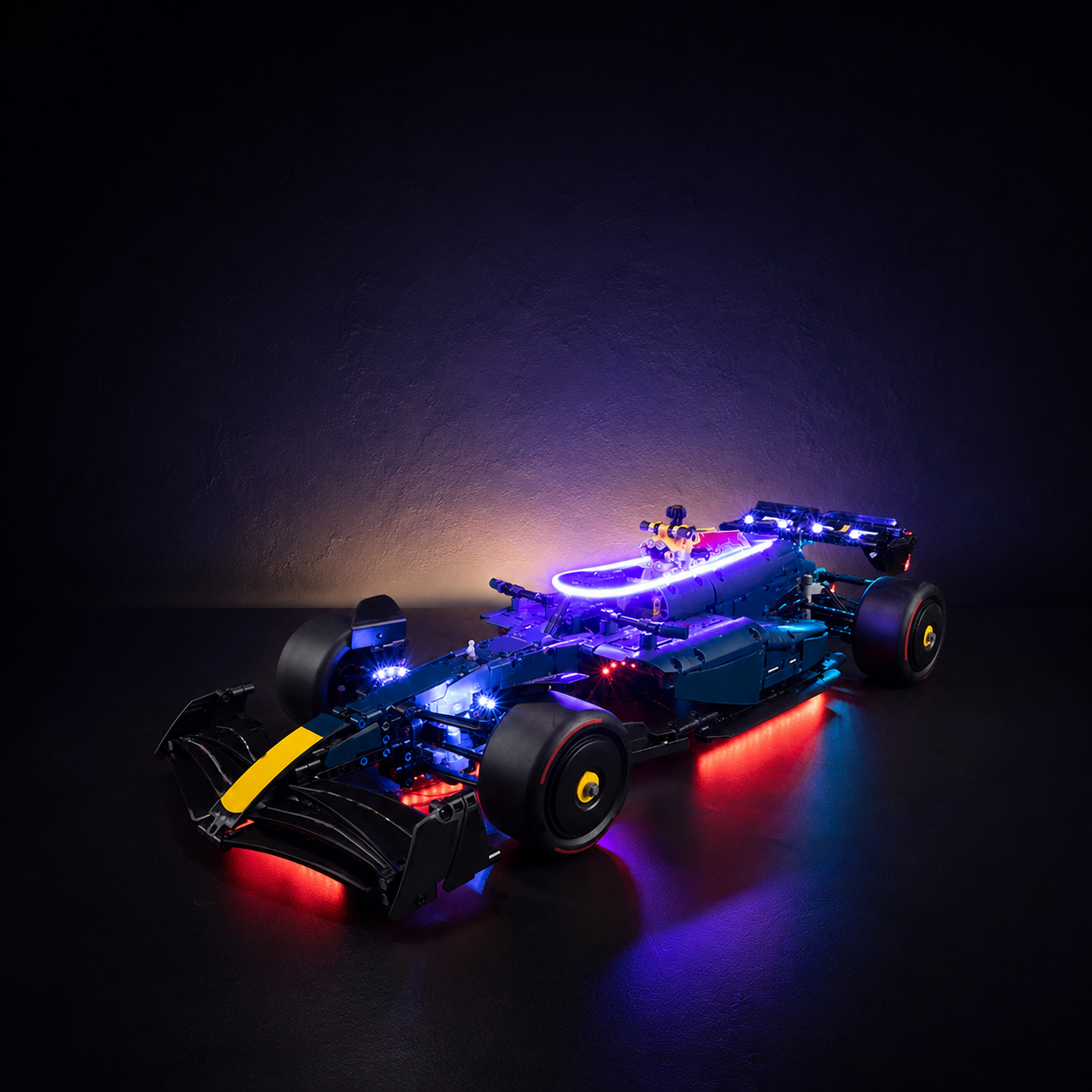 Premium-Wanddisplay kompatibel mit LEGO® Technic™ McLaren F1 42141 Stil D