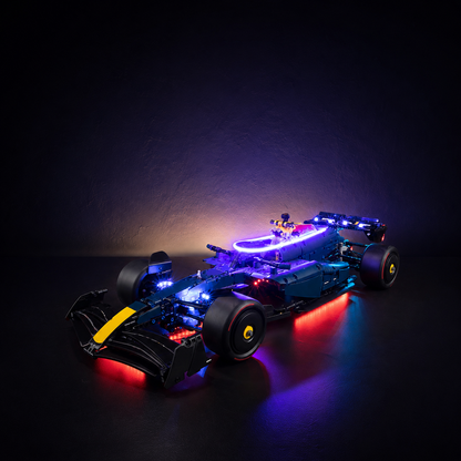 Premium-Wanddisplay kompatibel mit LEGO® Technic™ McLaren F1 42141 Stil D