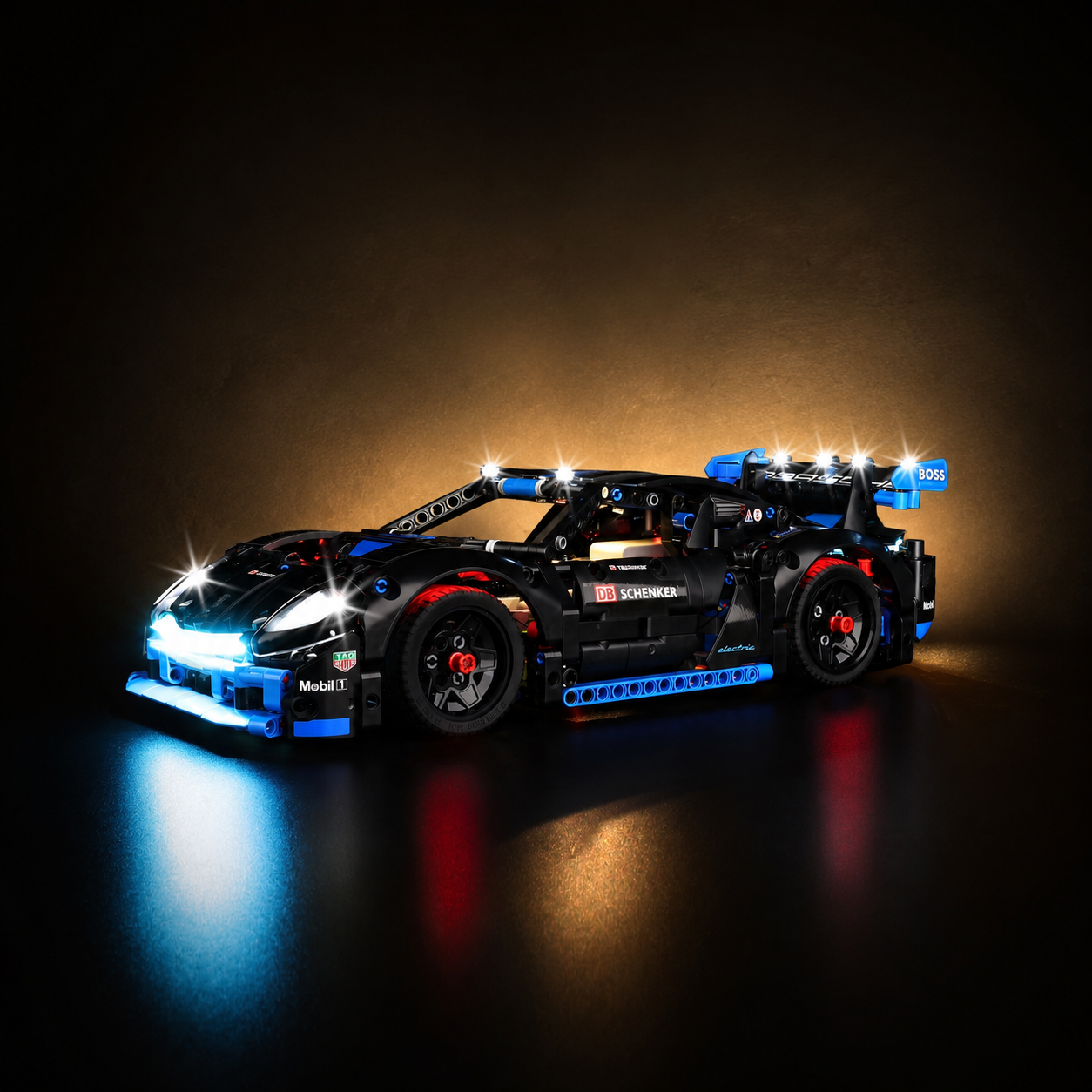 Premium-Wanddisplay kompatibel mit LEGO® Technic™ McLaren F1 42141 Stil D
