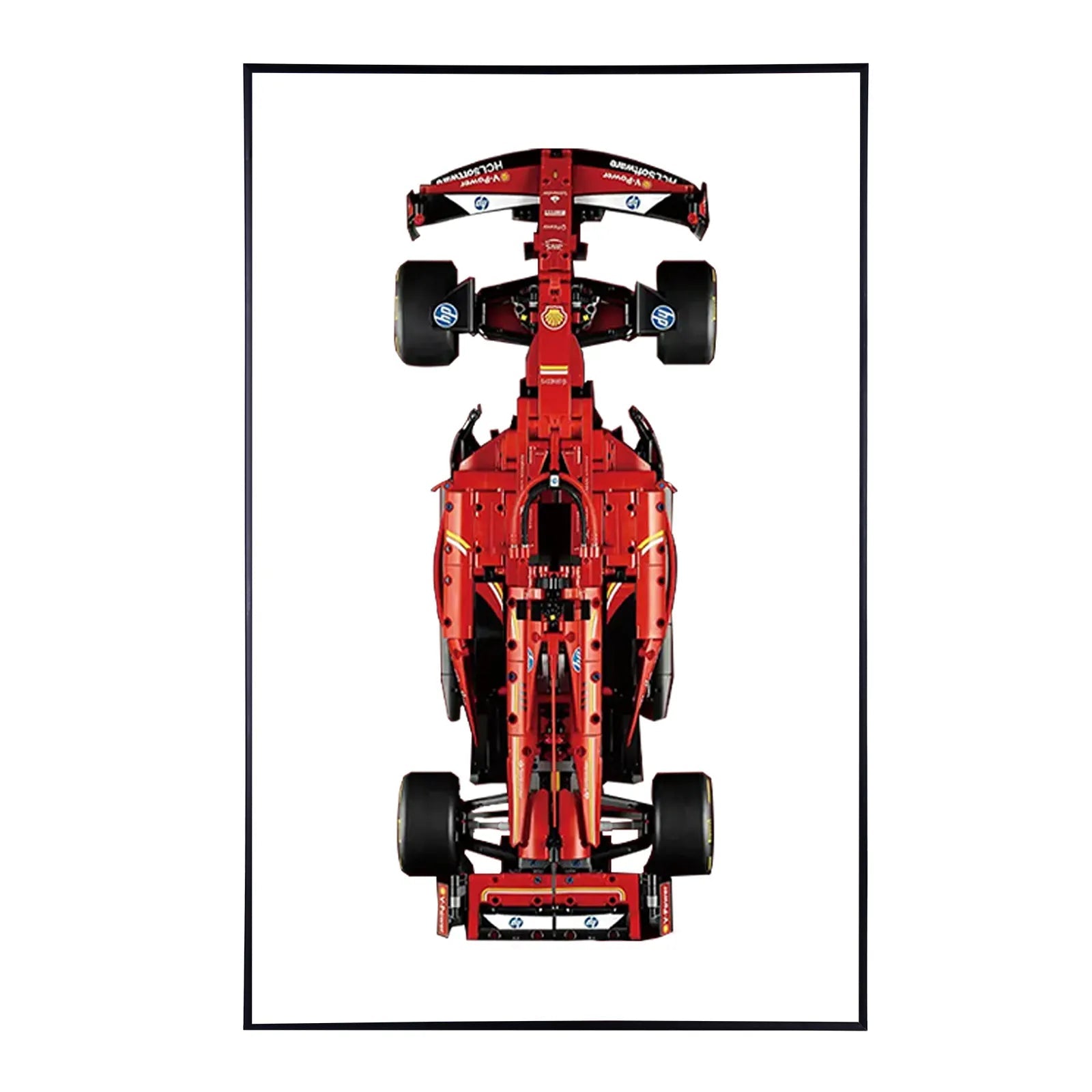 Custom LEGO Display Frame – Personalised Backboard with Your Own Photo - brickzonehub