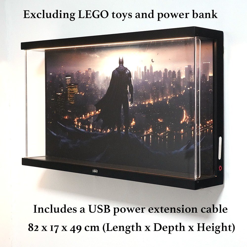 Display Case for LEGO® 76271 Batman Gotham City - brickzonehub