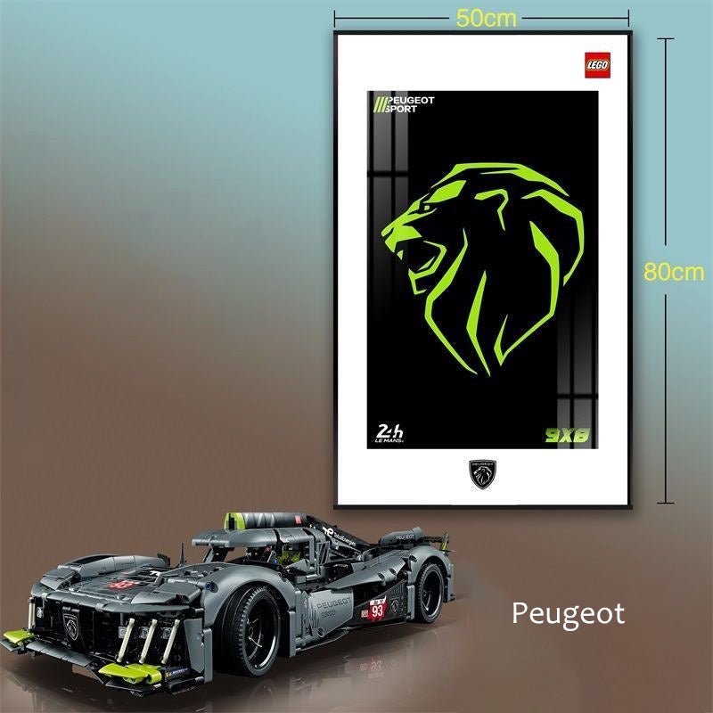 Display Frame for Lego® Peugeot 42156 - brickzonehub