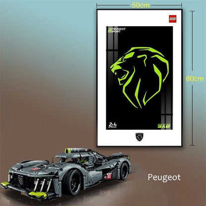 Display Frame for Lego® Peugeot 42156 - brickzonehub