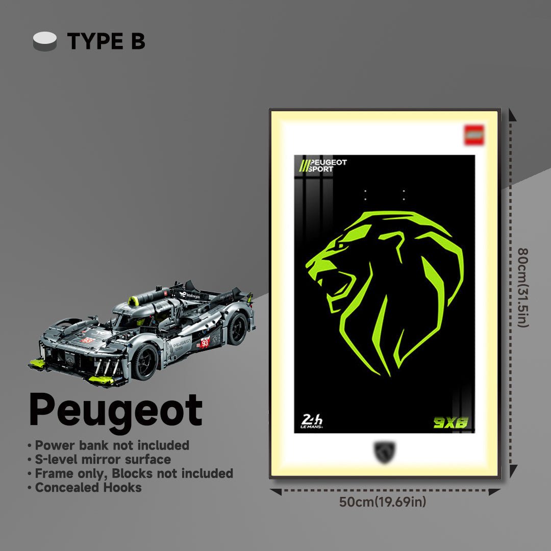 Display Frame for Lego® Peugeot 42156 - brickzonehub