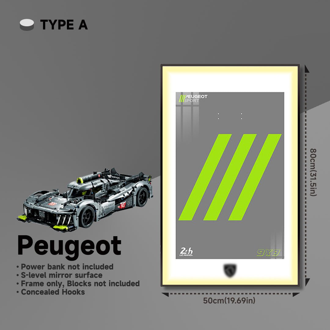 Display Frame for Lego® Peugeot 42156 - brickzonehub