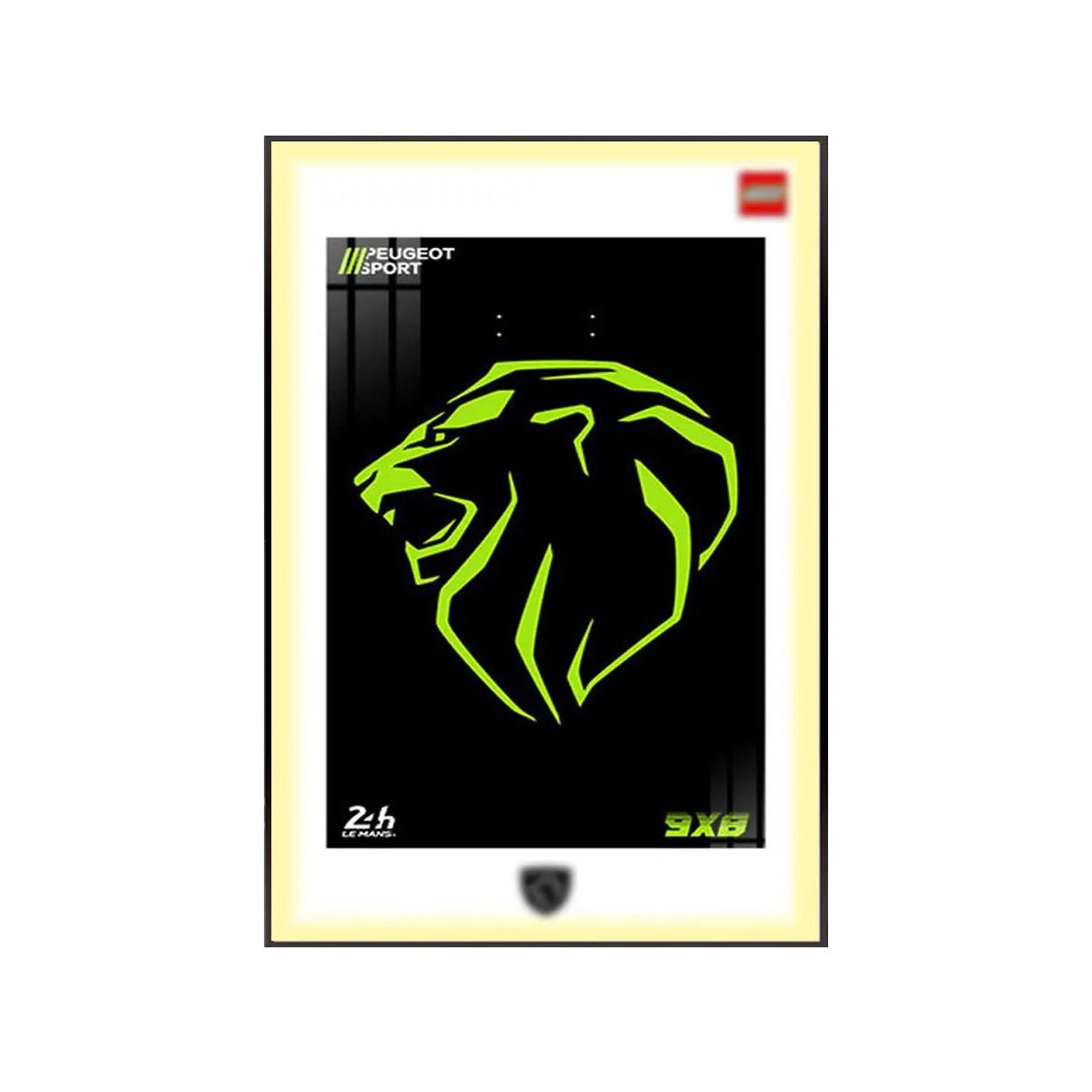 Display Frame for Lego® Peugeot 42156 - brickzonehub