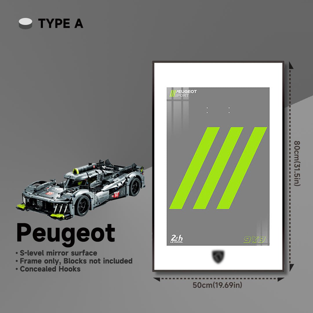Display Frame for Lego® Peugeot 42156 - brickzonehub