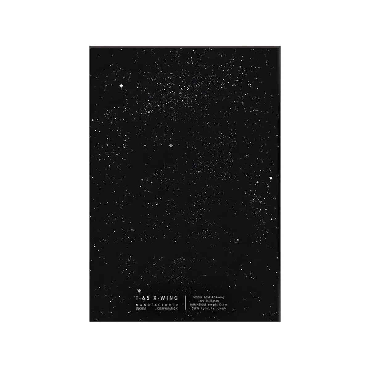 Display Wall Mount for LEGO® 75355 Star Wars™ T - 65 X - Wing - brickzonehub