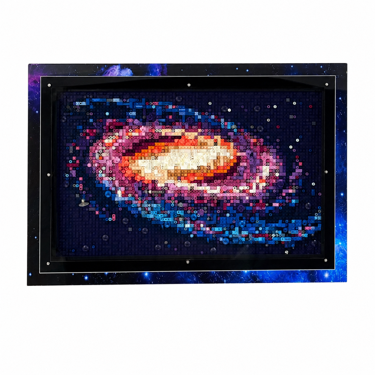 Wall-Mounted Display Case Compatible with LEGO® Art The Milky Way Galaxy Set 31212