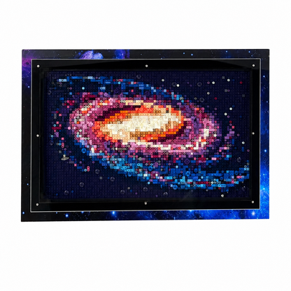 Wall-Mounted Display Case Compatible with LEGO® Art The Milky Way Galaxy Set 31212