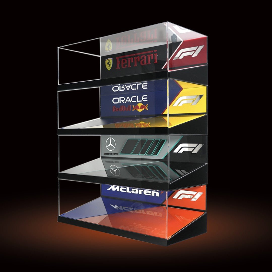 F1 2024 Race Calendar Display Case for LEGO® Mercedes - AMG F1 - brickzonehub