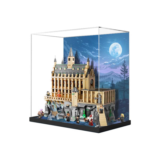 Hogwarts Great Hall Acrylic Display Case for LEGO 76435 - brickzonehub