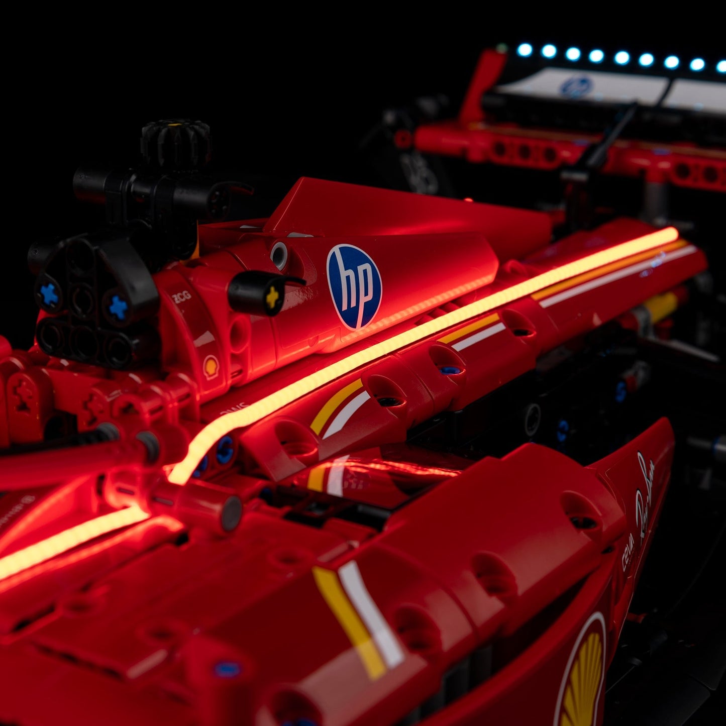 Premium-Wanddisplay kompatibel mit LEGO® Technic™ McLaren F1 42141 Stil D