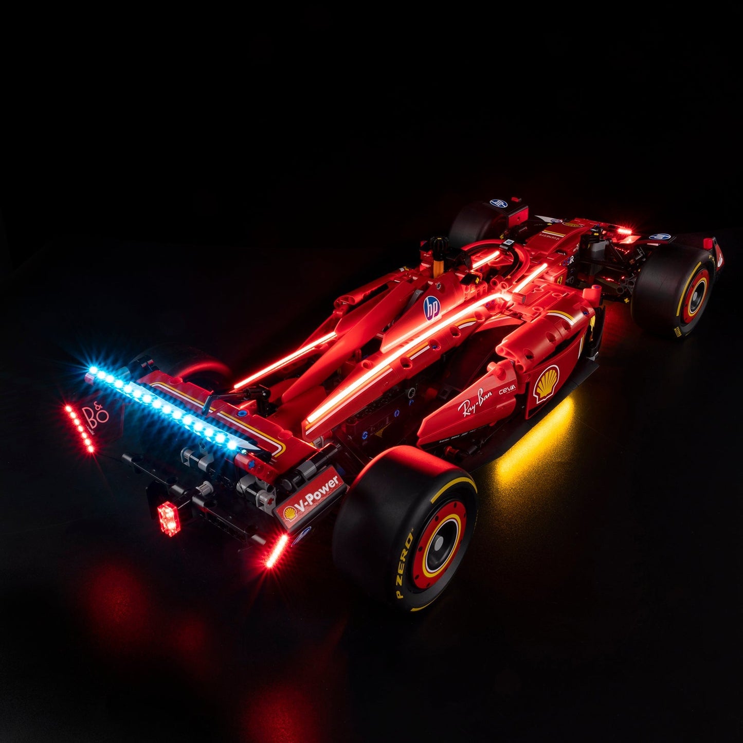 Premium-Wanddisplay kompatibel mit LEGO® Technic™ McLaren F1 42141 Stil D