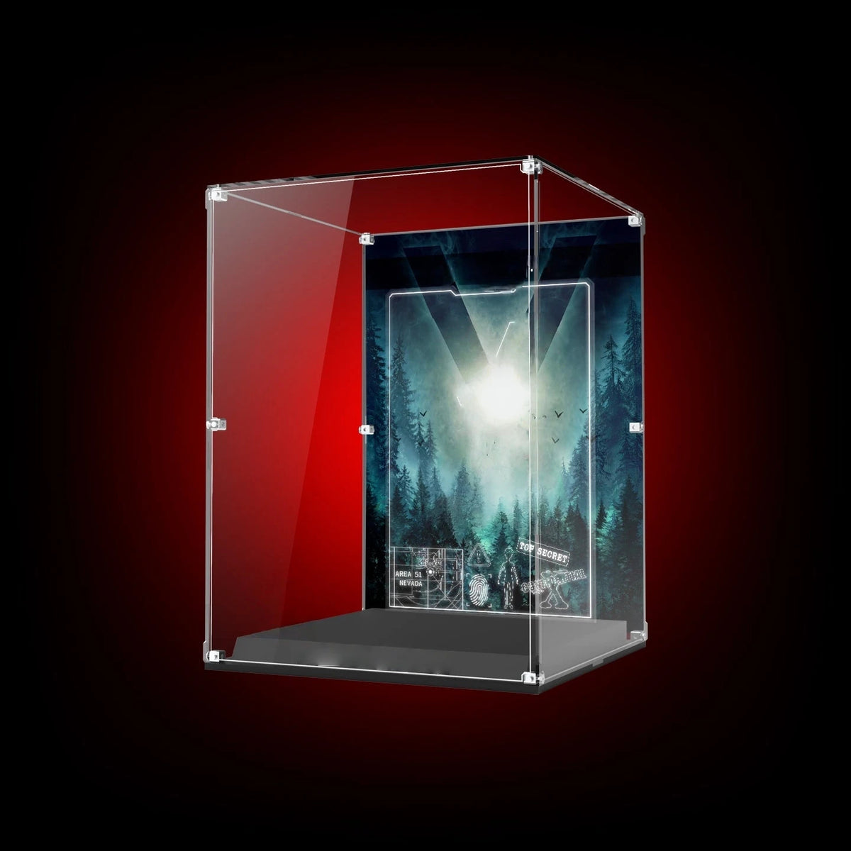 LED & UV Display Case for LEGO® The X-Files™ 21369