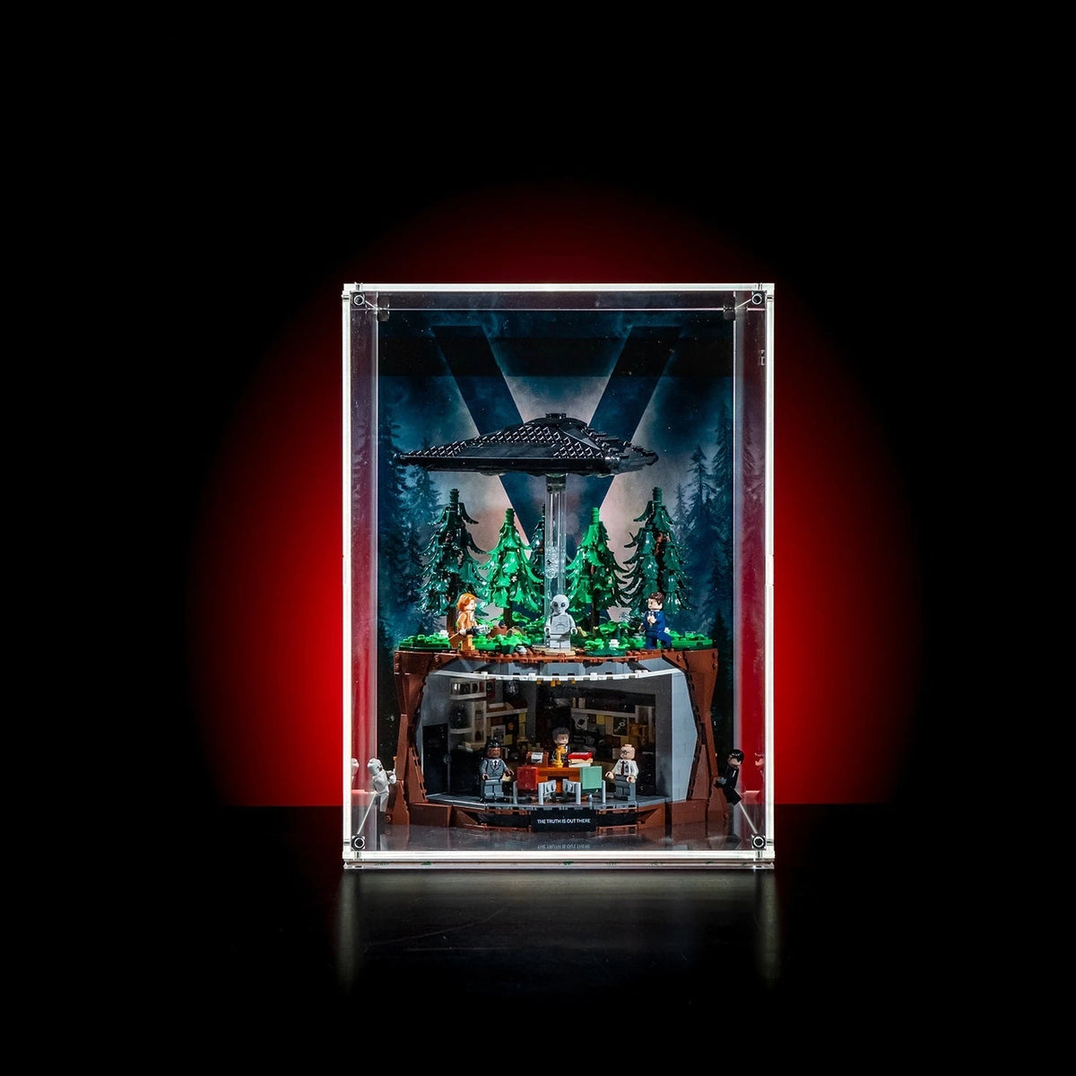LED & UV Display Case for LEGO® The X-Files™ 21369