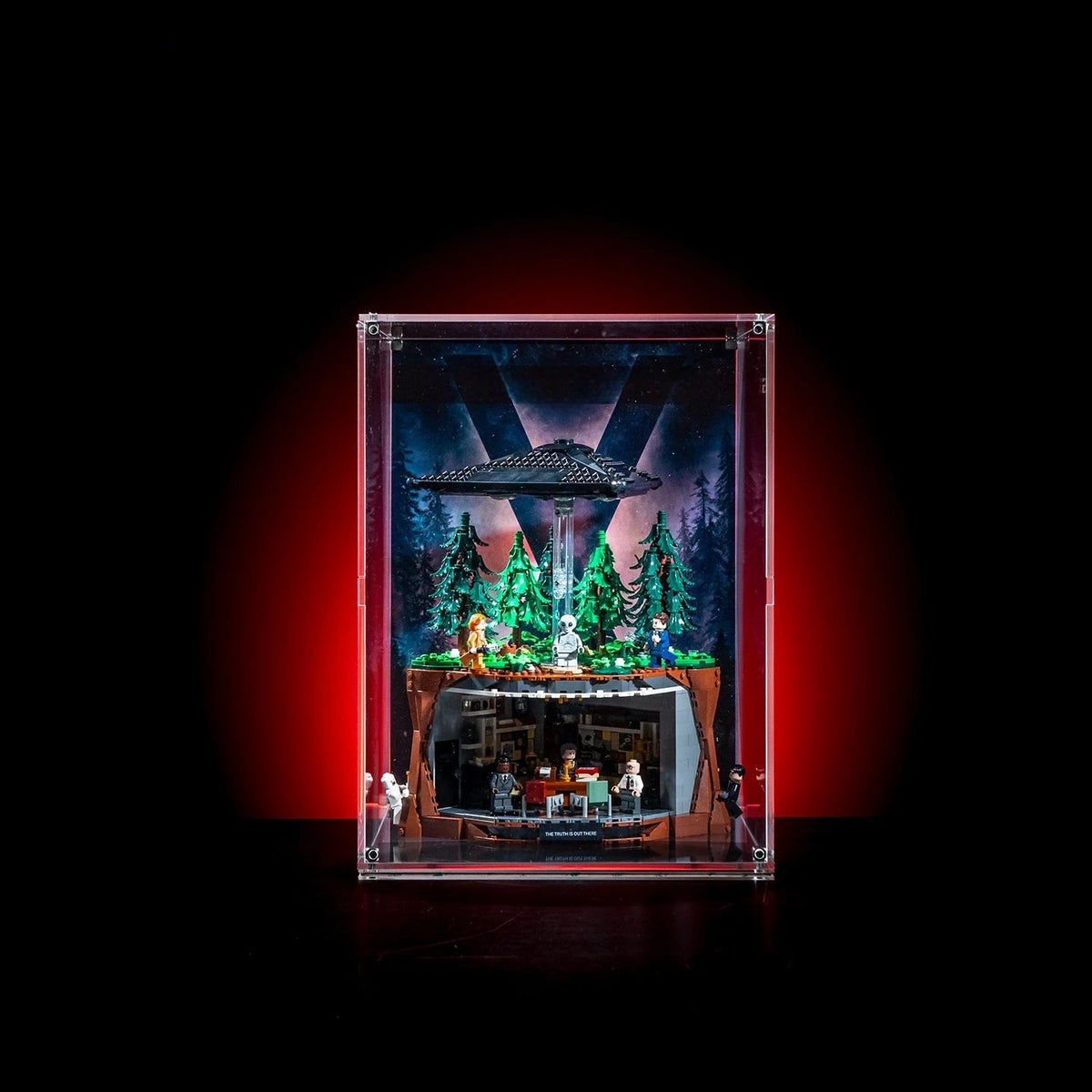 LED & UV Display Case for LEGO® The X-Files™ 21369