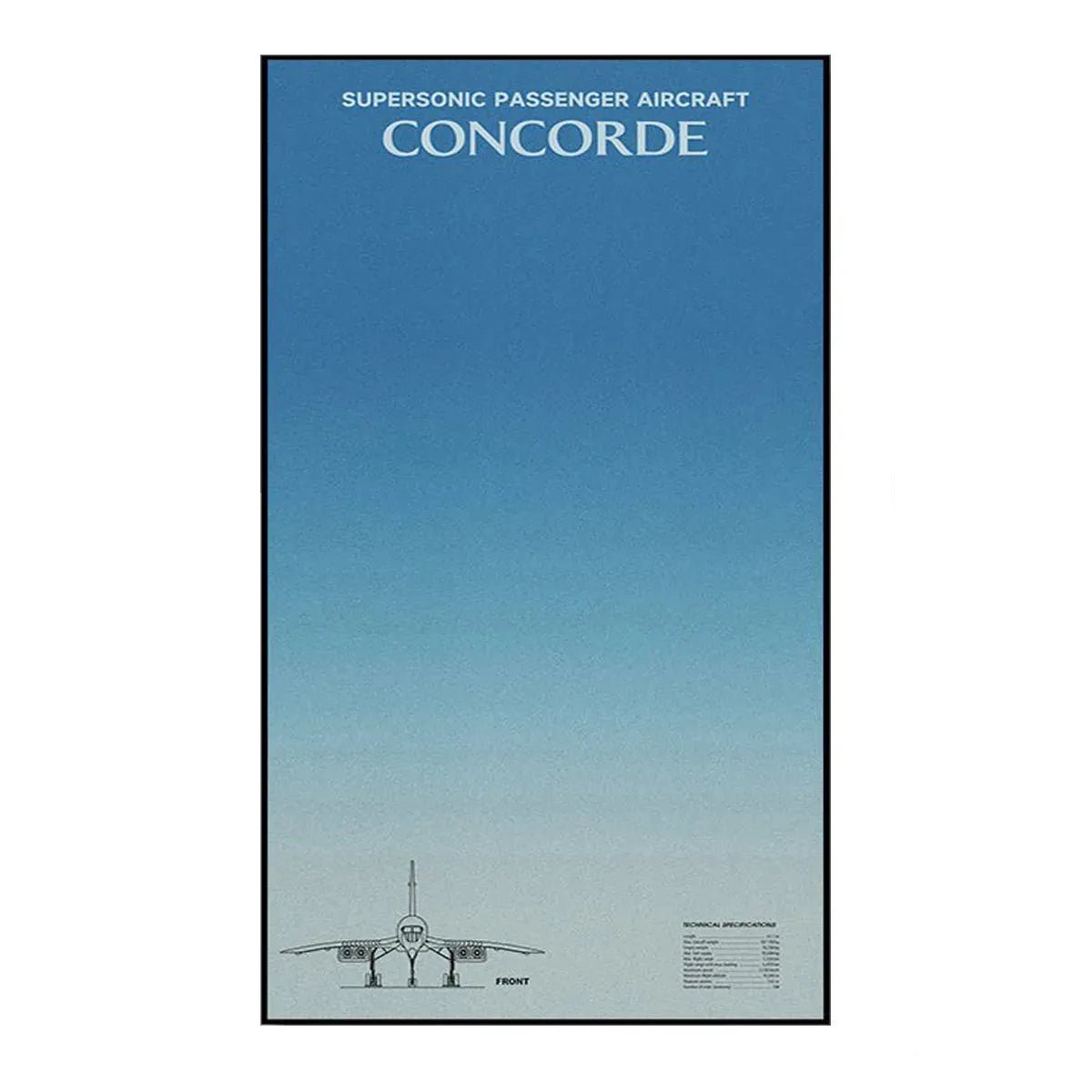 LED Wall Display Frame for Lego® Concorde Set（10318） - brickzonehub
