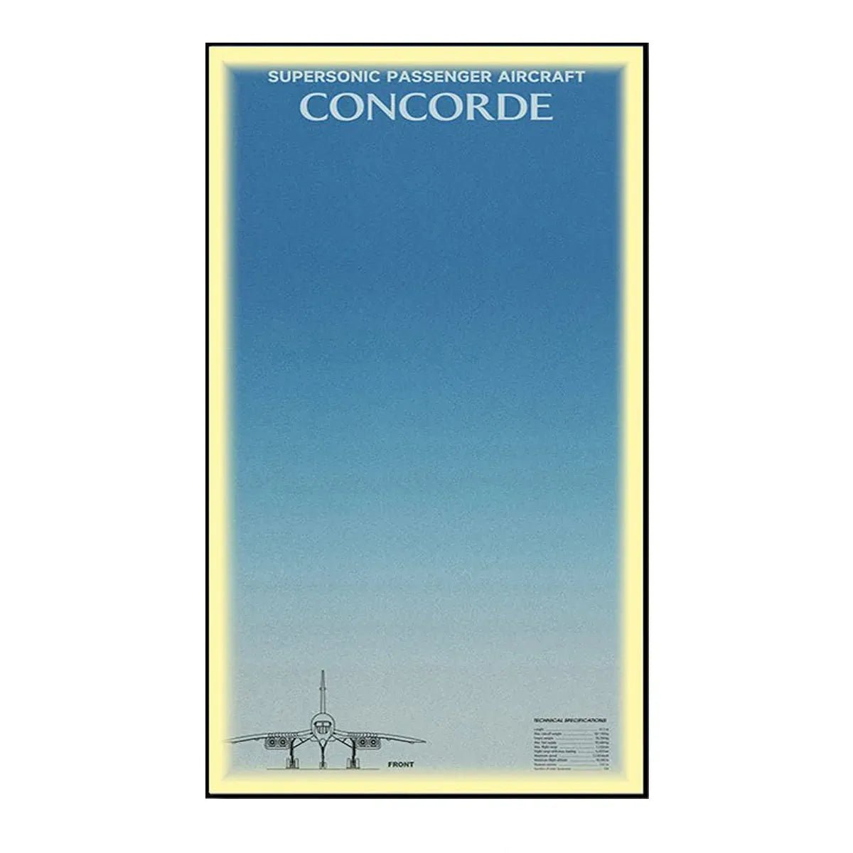 LED Wall Display Frame for Lego® Concorde Set（10318） - brickzonehub