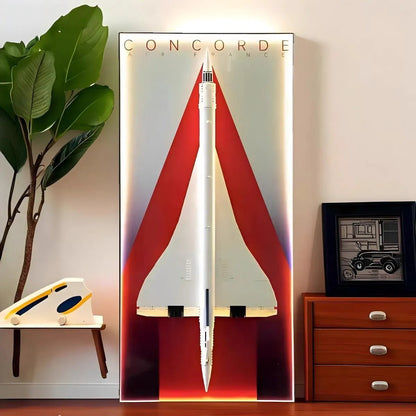 LED Wall Display Frame for Lego® Concorde Set（10318） - brickzonehub