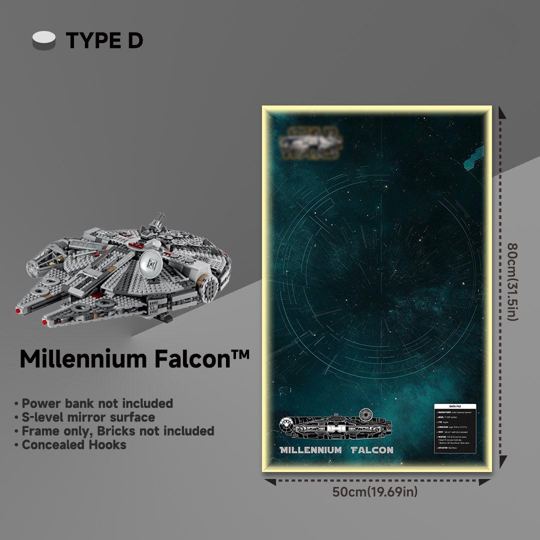 LEGO® 75257 Millennium Falcon™ Wall Display Frame – Star Wars Collectors Edition - brickzonehub