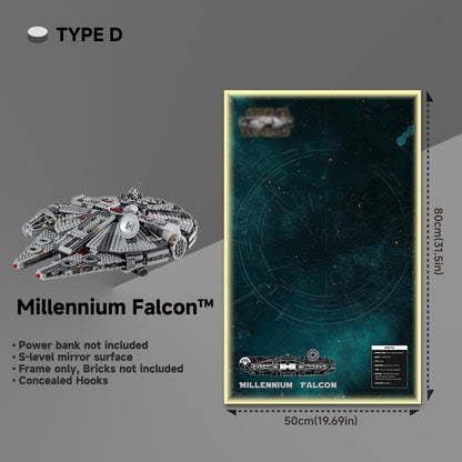 LEGO® 75257 Millennium Falcon™ Wall Display Frame – Star Wars Collectors Edition - brickzonehub
