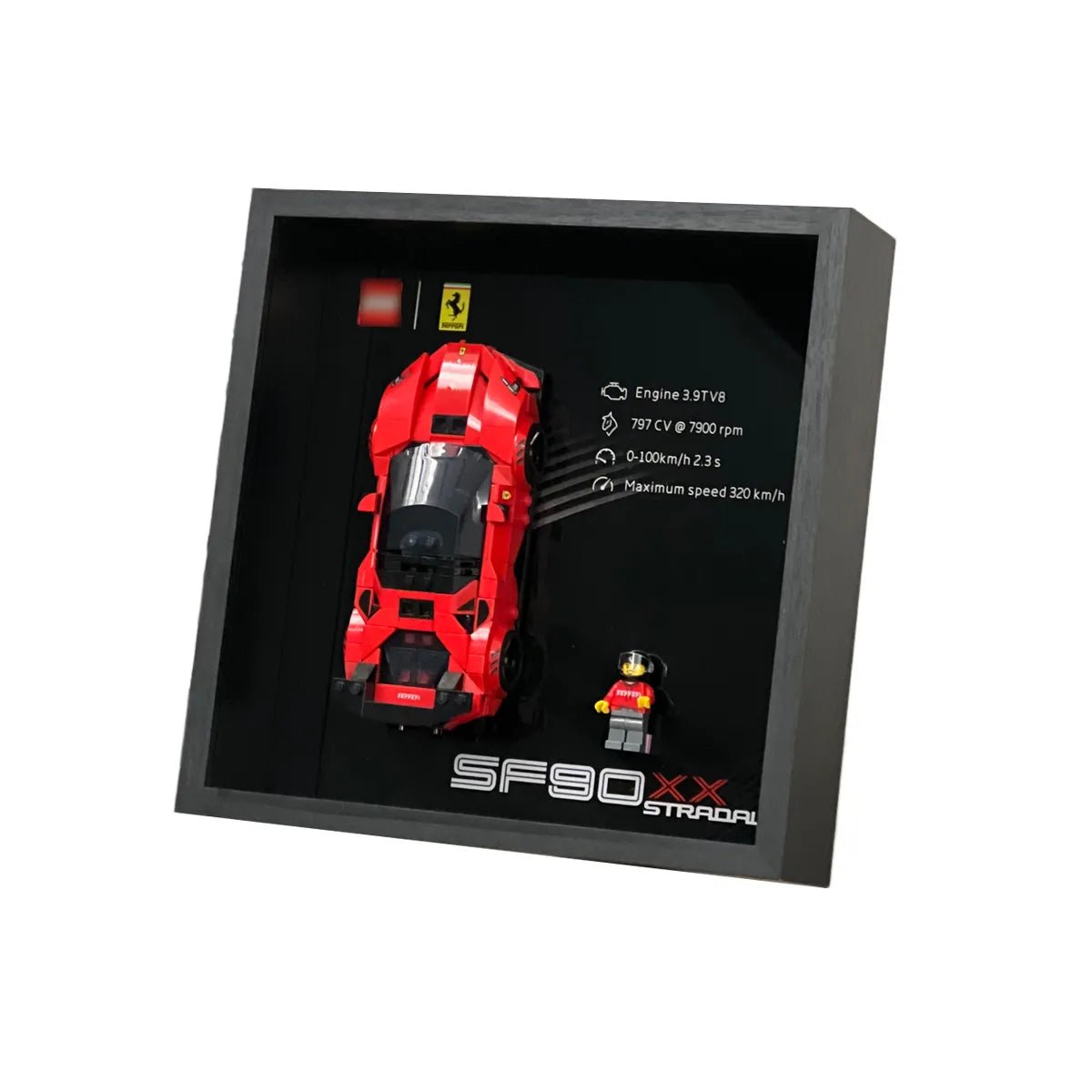 LEGO® Car Display Cases – F1, Supercars & Speed Champions Wall Frames(77252 - 77257) - brickzonehub