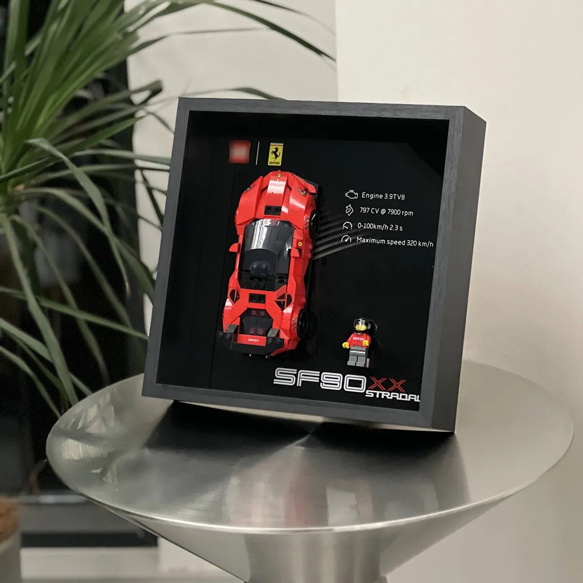 LEGO® Car Display Cases – F1, Supercars & Speed Champions Wall Frames(77252 - 77257) - brickzonehub