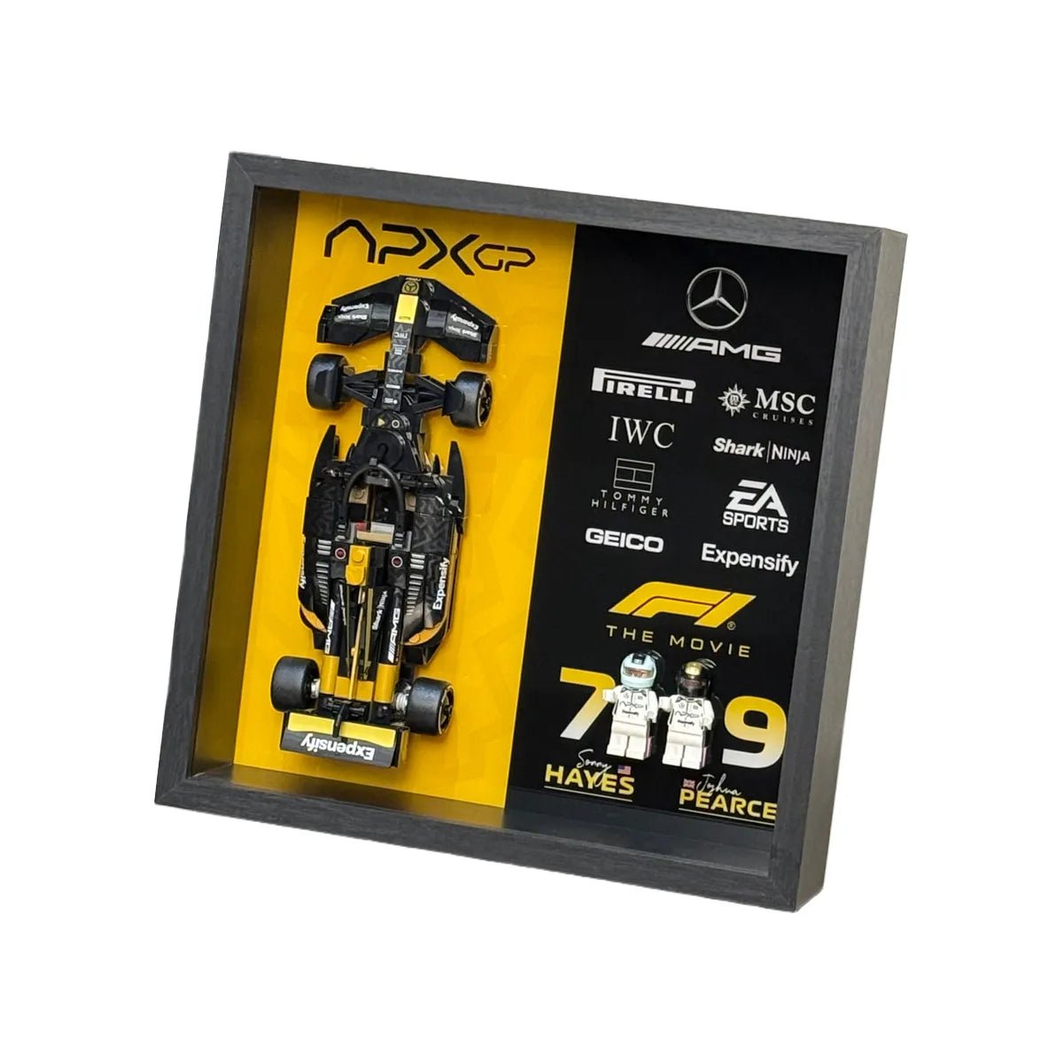 LEGO® Car Display Cases – F1, Supercars & Speed Champions Wall Frames(77252 - 77257) - brickzonehub