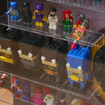 124 LEGO DC Minifigures Wall Display Case