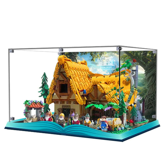 LEGO® Disney Snow White’s Cottage Acrylic Display Case 43242 - brickzonehub