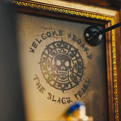 Wall Display Frame Compatible with LEGO® Icons Captain Jack Sparrow's Pirate Ship 10365