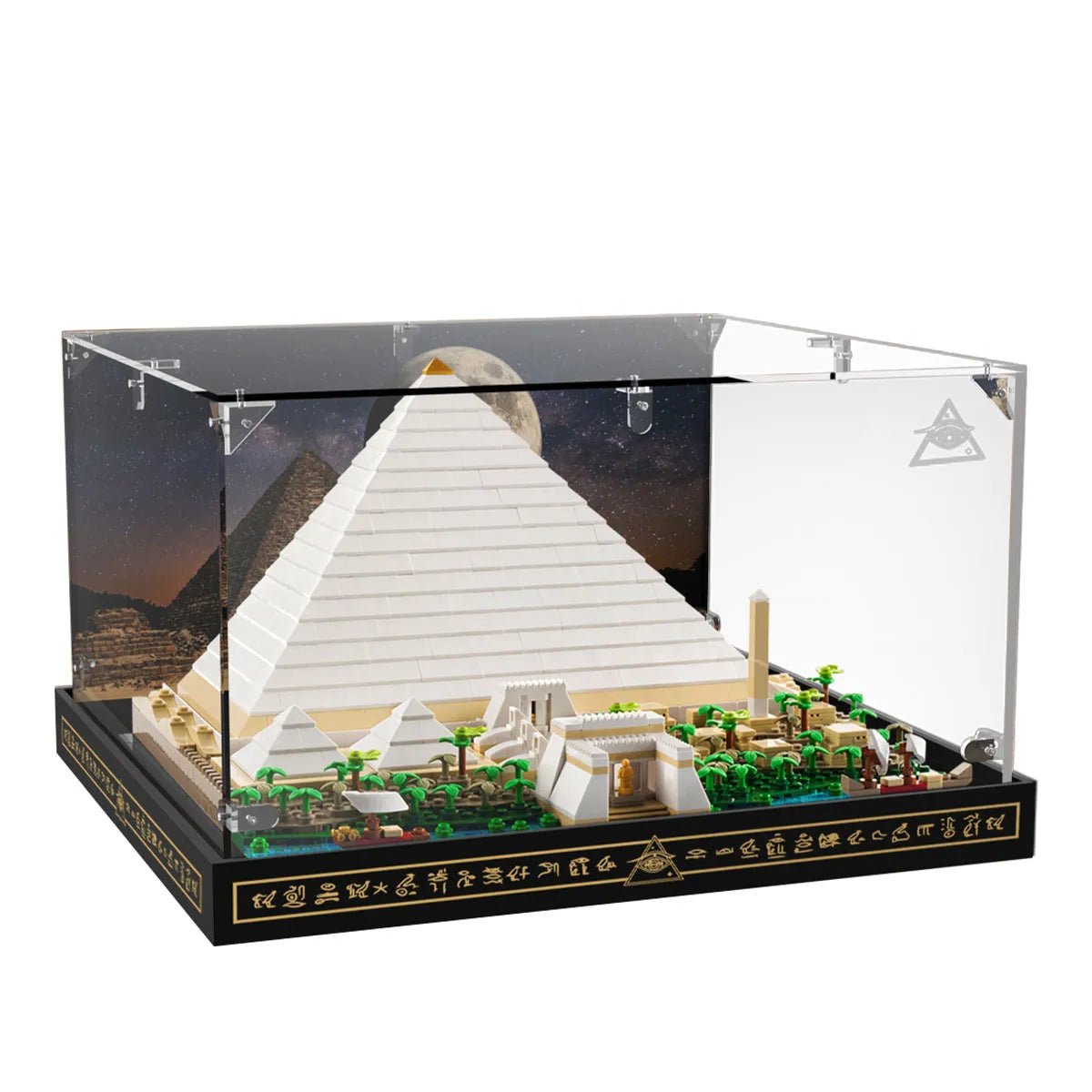 LEGO® Great Pyramid of Giza Acrylic Display Case 21058 - brickzonehub