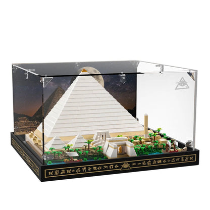 LEGO® Great Pyramid of Giza Acrylic Display Case 21058 - brickzonehub