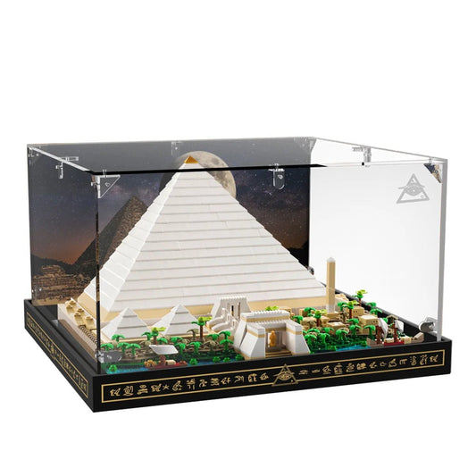 LEGO® Great Pyramid of Giza Acrylic Display Case 21058 - brickzonehub