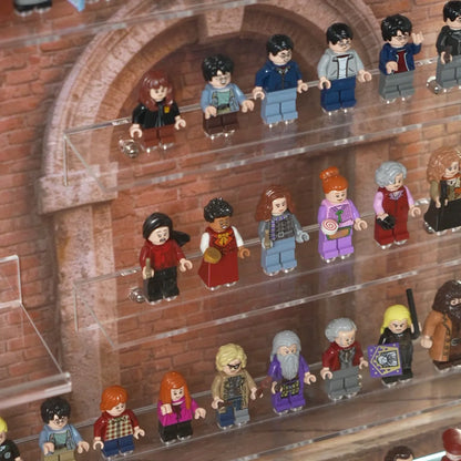 92 LEGO Minifiguren Wandvitrine