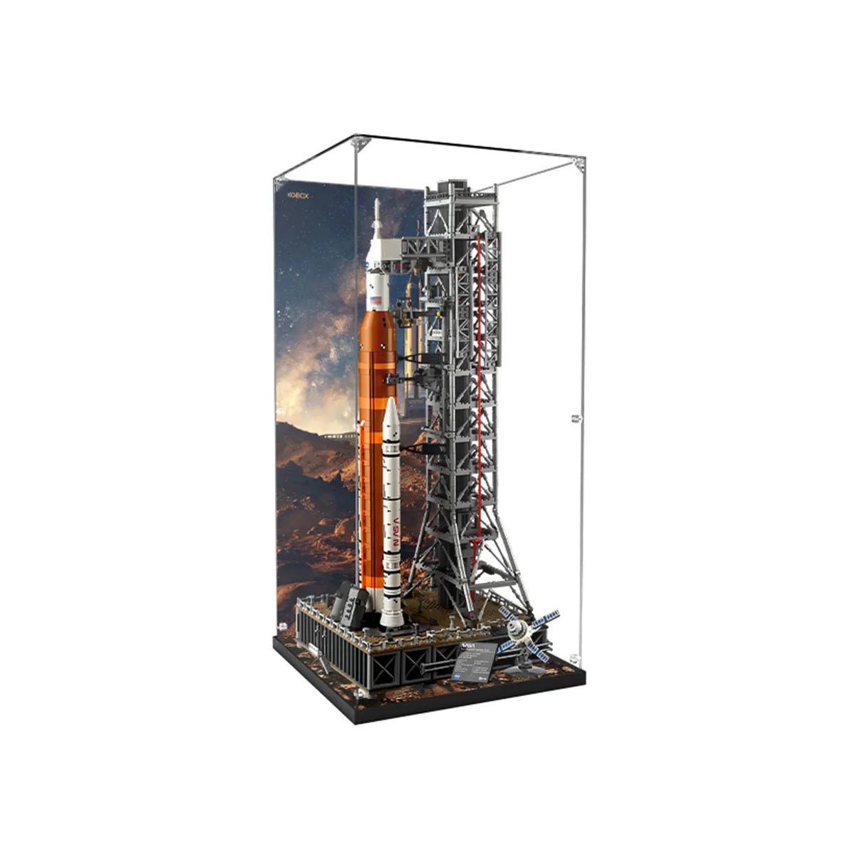 LEGO® NASA Artemis Space Launch System Acrylic Display Case 10341 - brickzonehub