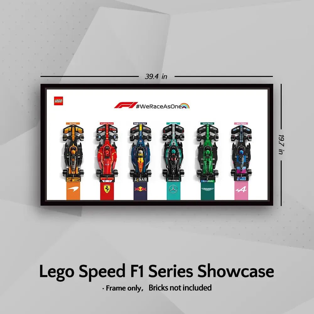 LEGO® Showcase for All Speed Champions F1 Series PLUS Display Frame - brickzonehub