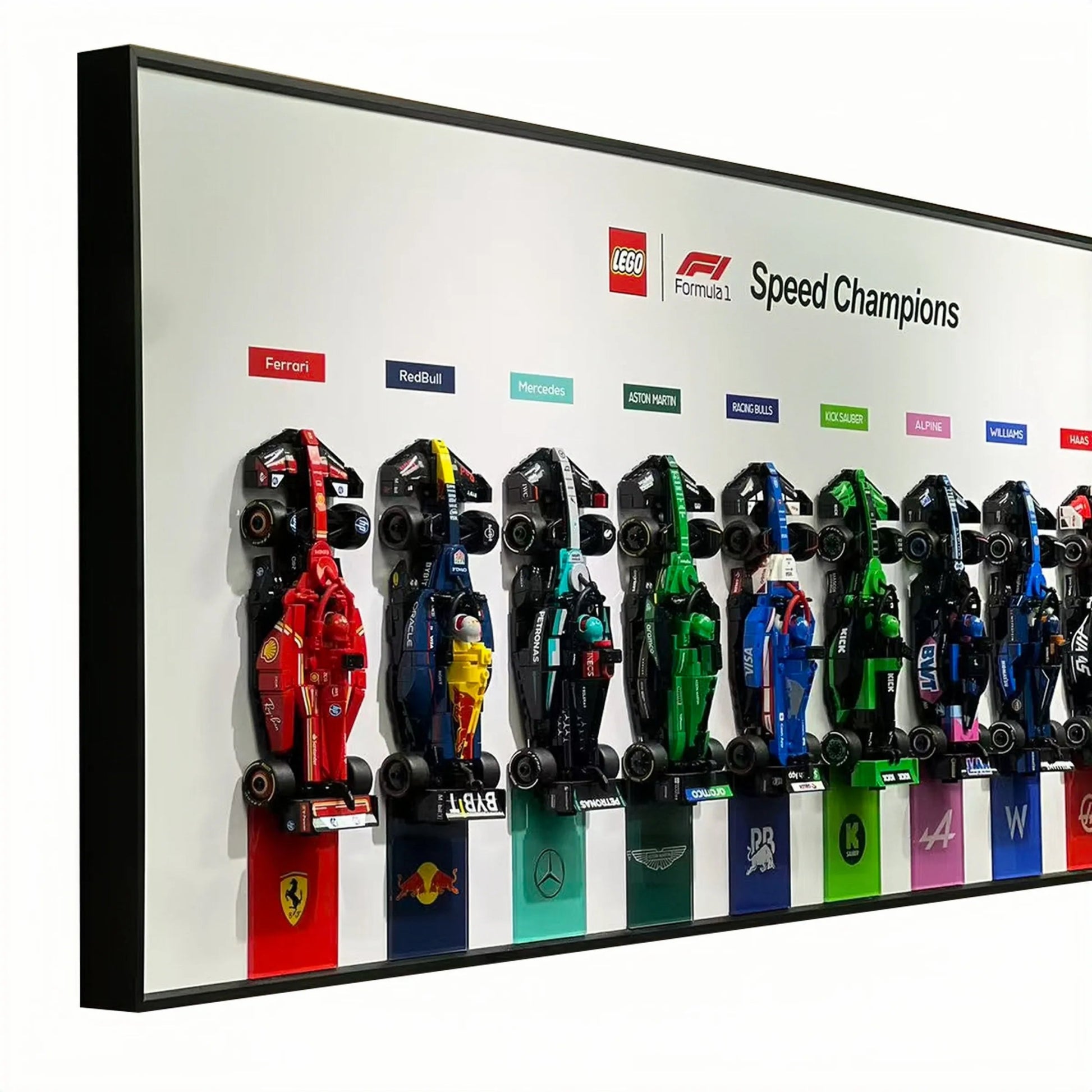 LEGO® Showcase for All Speed Champions F1 Series PLUS Display Frame - brickzonehub
