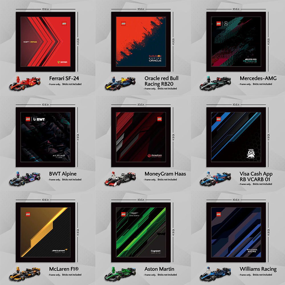 LEGO® Showcase for Speed Champions F1 Series - brickzonehub