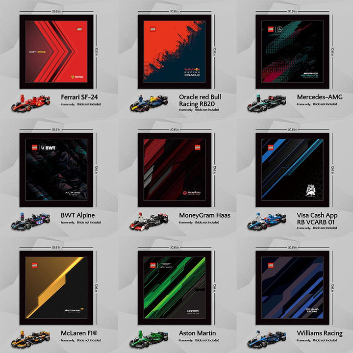 LEGO® Showcase for Speed Champions F1 Series - brickzonehub