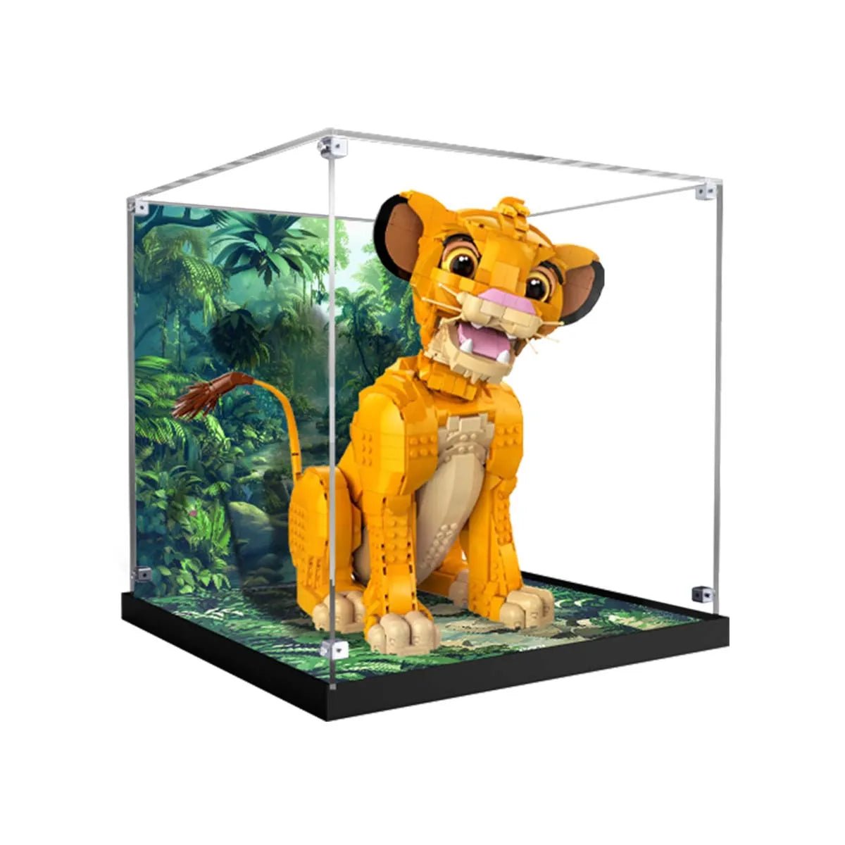 LEGO® Simba the Lion King Acrylic Display Case 43247 - brickzonehub