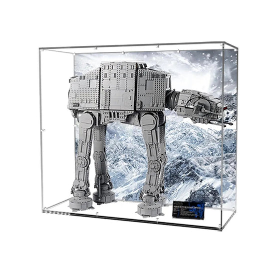 LEGO® Star Wars AT - AT Hoth Battle Acrylic Display Case 75313 - brickzonehub