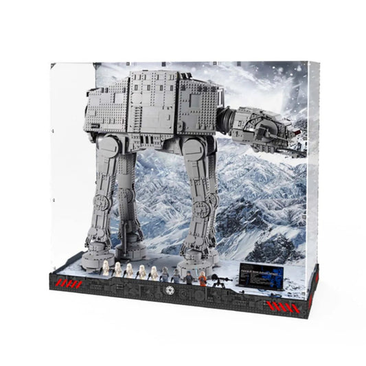 LEGO® Star Wars AT - AT Hoth Battle Acrylic Display Case 75313 - brickzonehub
