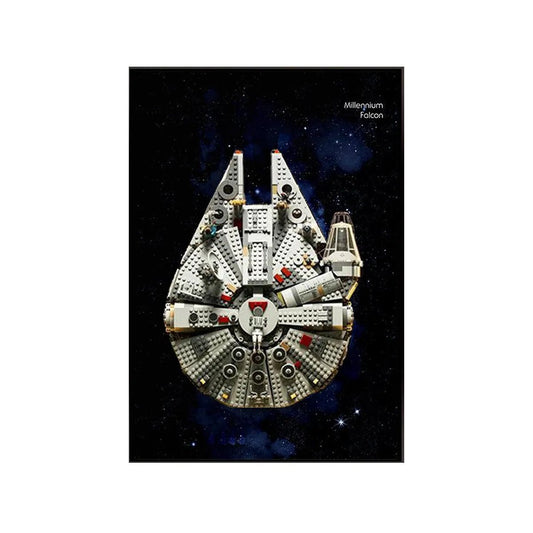 LEGO® Star Wars™ Millennium Falcon™ Wall Display Frame 75257 - brickzonehub